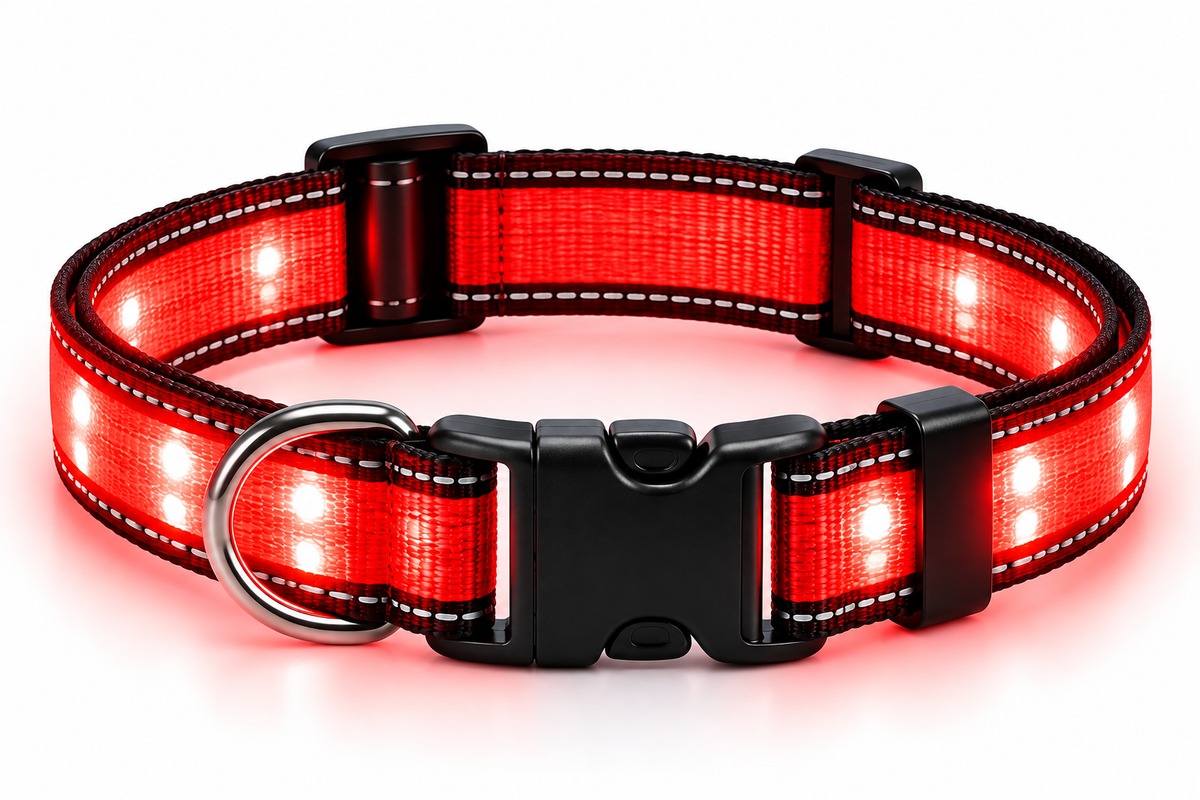 Glow In the Dark Color -Keep Your Pet Safe and Seen After Dark